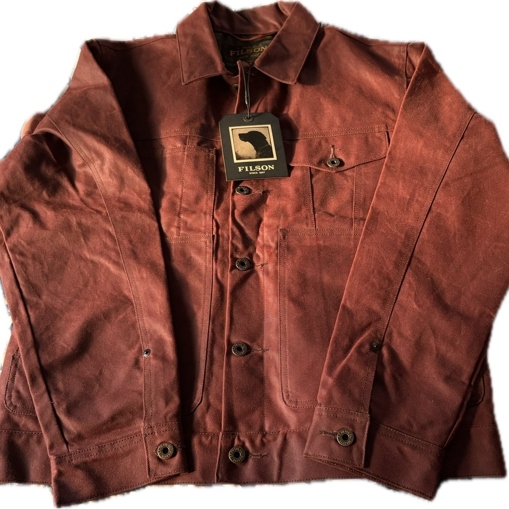 Filson tin cloth short lined cruiser New Medium - Picture 5 of 5